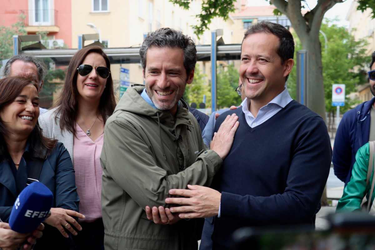 Borja Sémper y Carlos Velázquez, en Toledo.