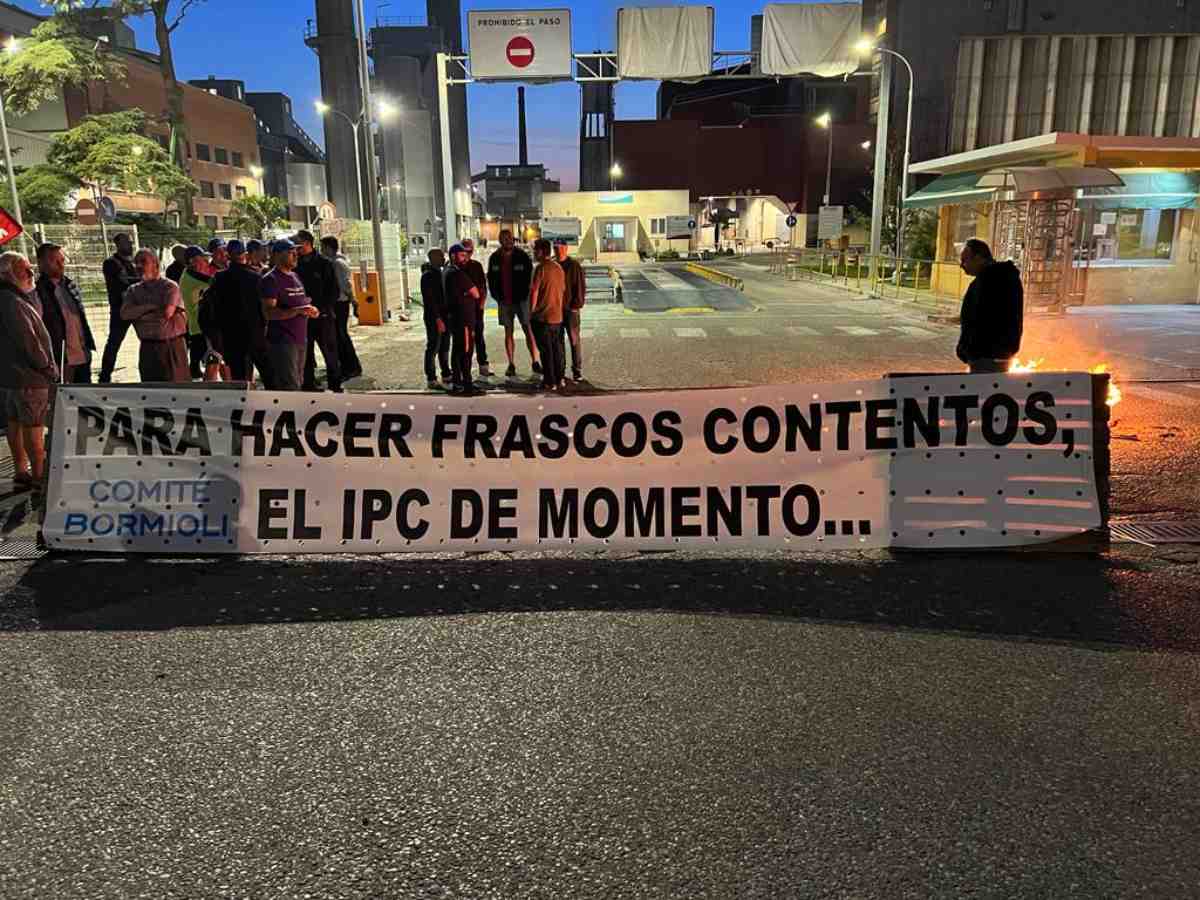 Huelga de Bormioli en Azuqueca de Henares (Guadalajara)