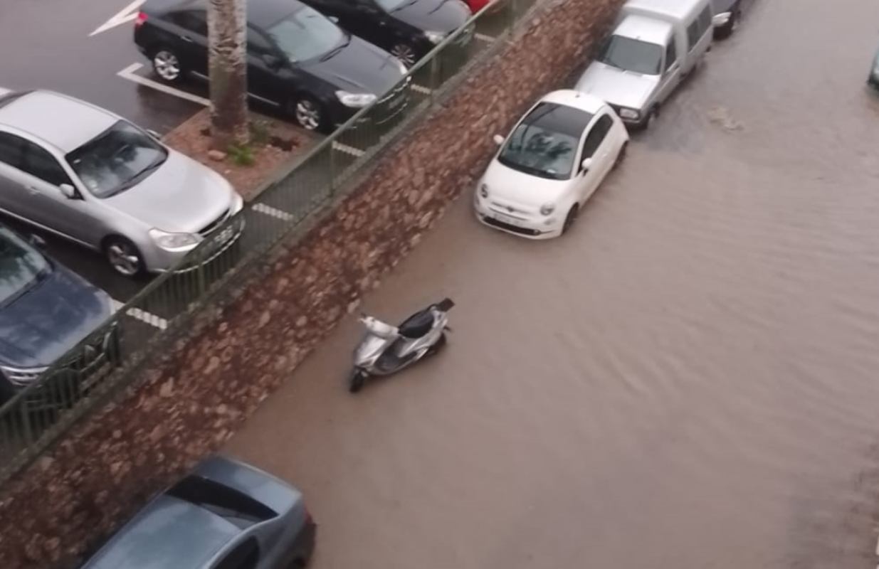 Imagen de las inundaciones en Cuenca.