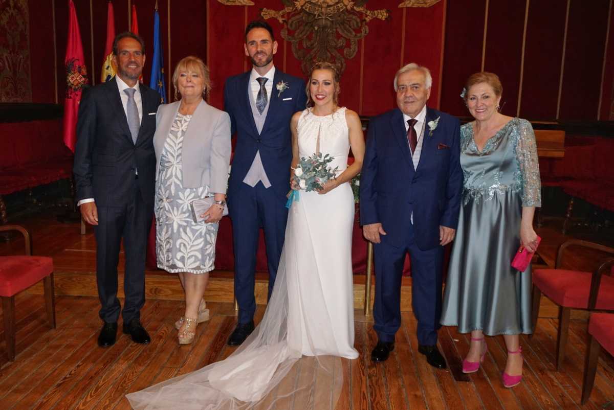 Juan José Pérez del Pino casó este viernes a su hija pequeña, Beatriz Pérez Herrera, con Steven de la Peña McClafferty. Foto: A. Pérez Herrera.