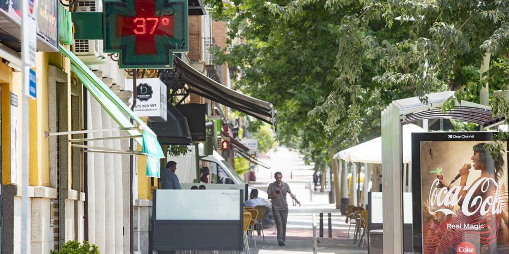 calor termómetro verano