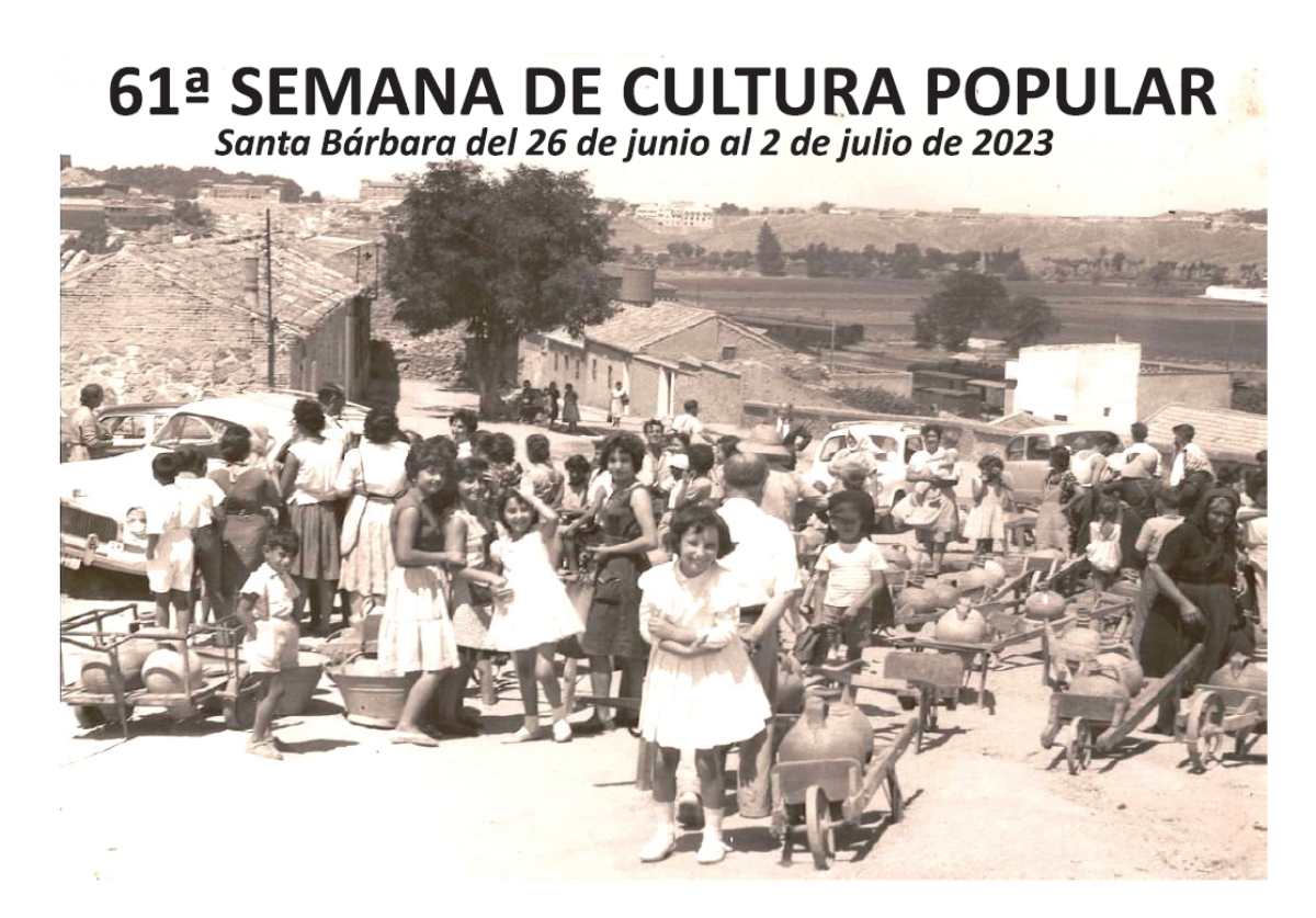 Cartel de las Fiestas de Santa Bárbara.