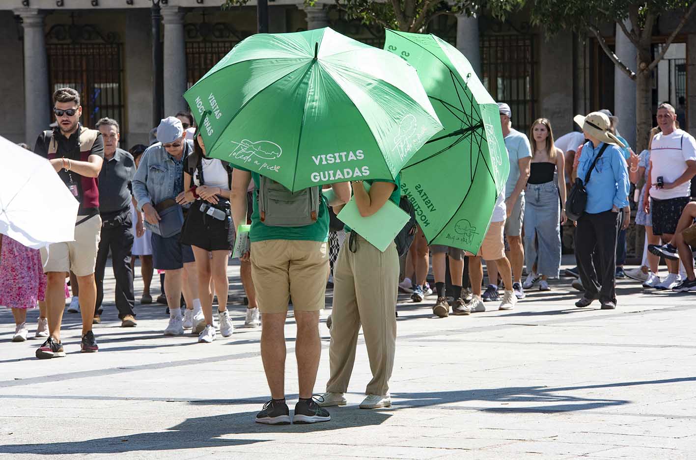 Trabajadores de turismo en Toledo