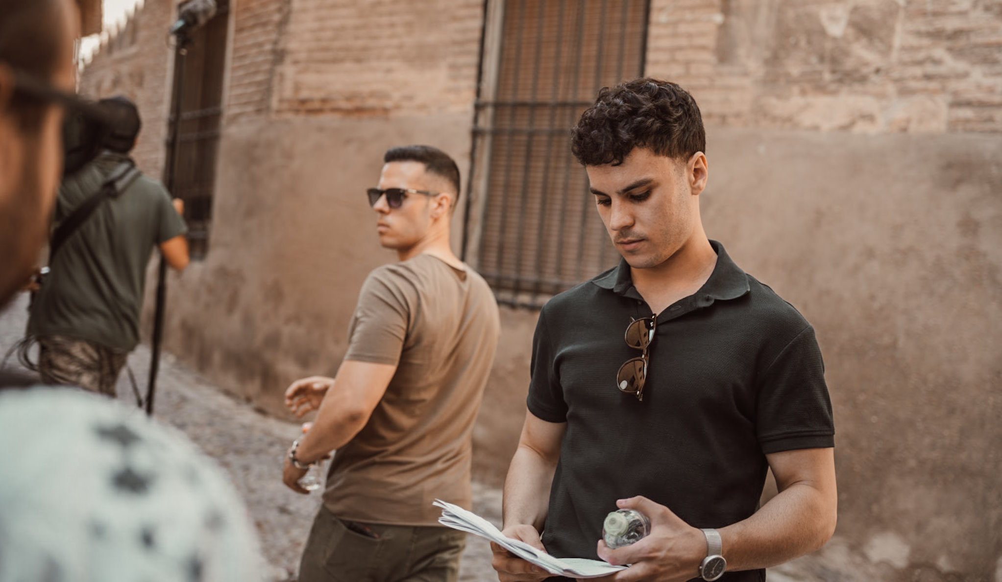 Los hermanos Roberto y Carlos Valle están rodando "Kairós " en Toledo.