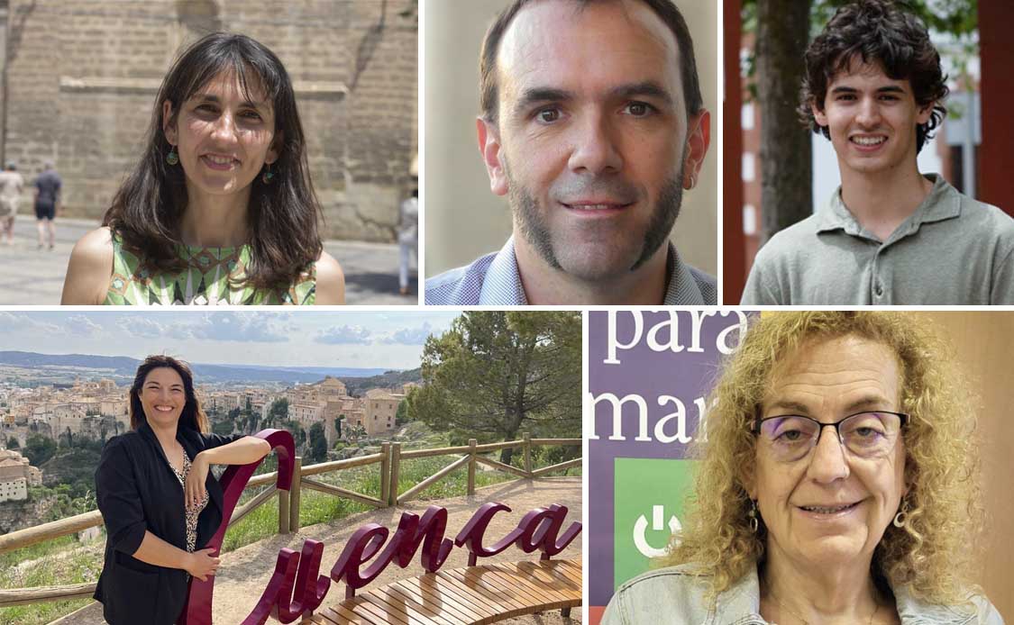 Marta Romero, Agustín Zamora, Hugo Abad, Elena Sevilla y Raffaella Corrales