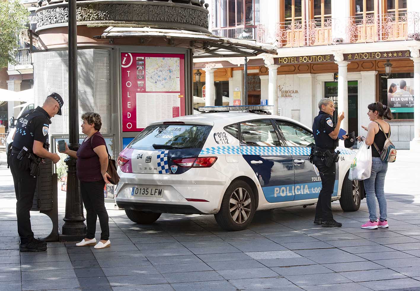 Policía Local en Toledo, policia, coche policia