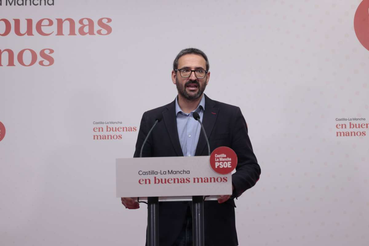 El secretario de Organización del PSOE CLM, Sergio Gutiérrez. Foto: Diego Langreo Serrano.