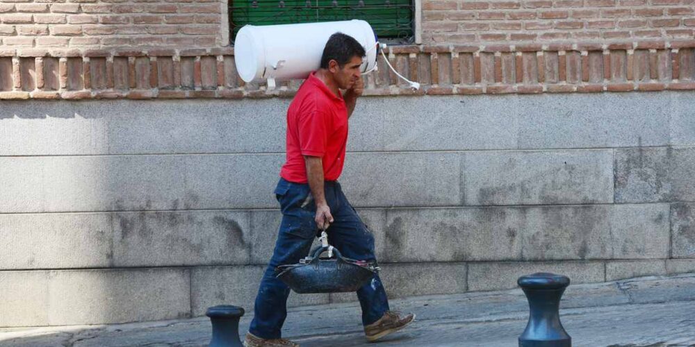 Imagen de archivo de un trabajador.