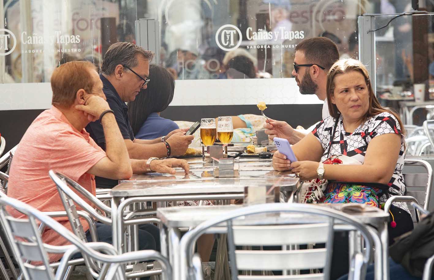 terraza hostelería cerveza consumo