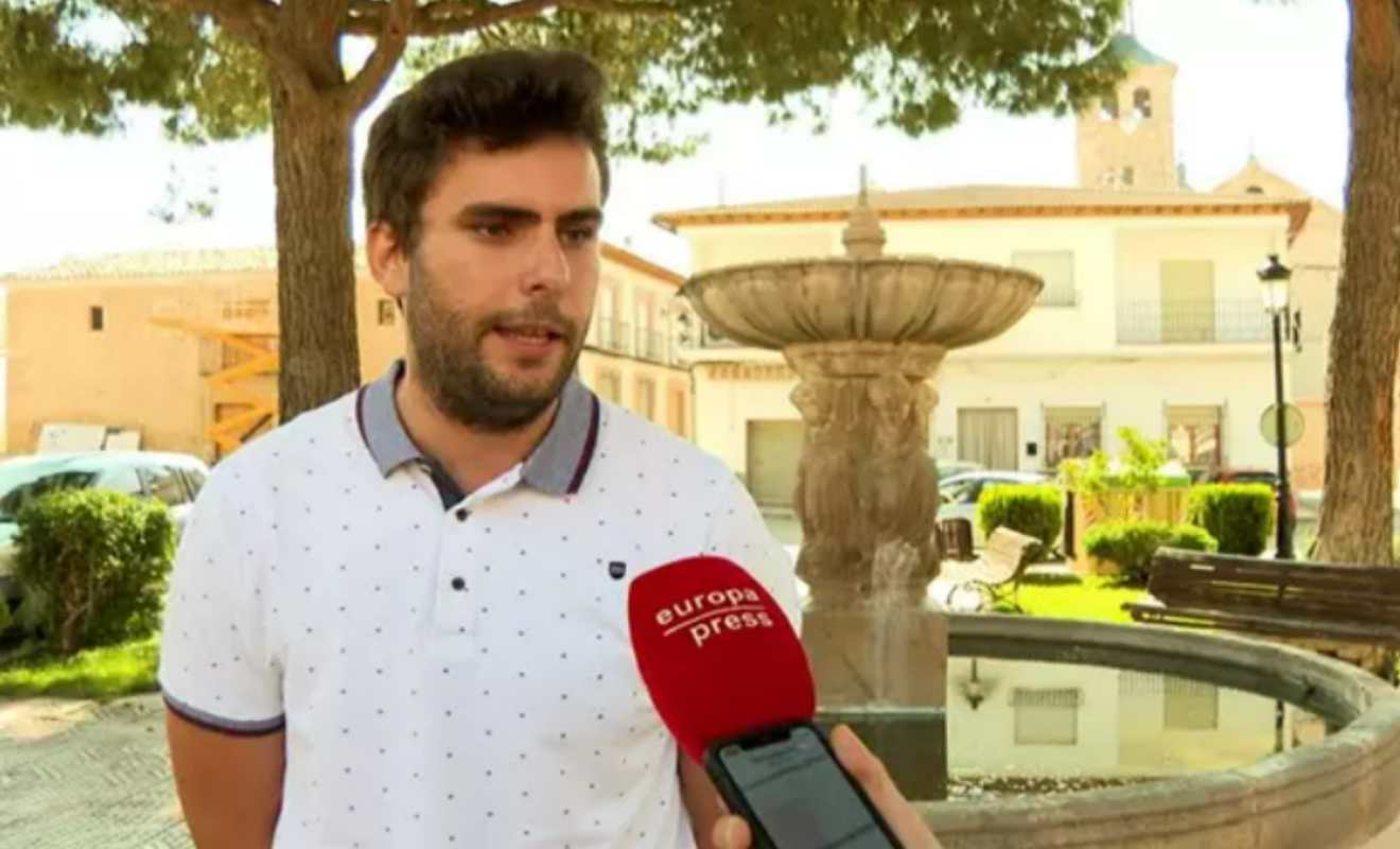 Víctor Hernández, candidato de Unidas Podemos en La Guardia. Foto: Europa Press.