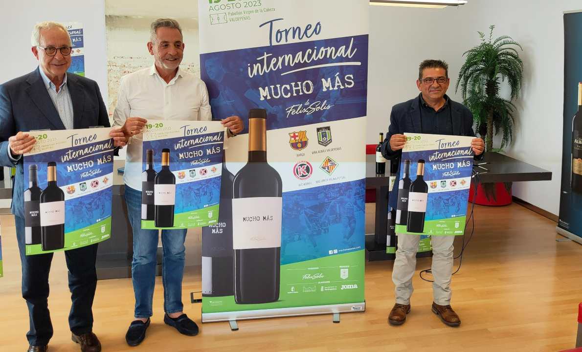 Presentación del Torneo "Mucho Más" en Valdepeñas. Foto: Viña Albali Valdepeñas.