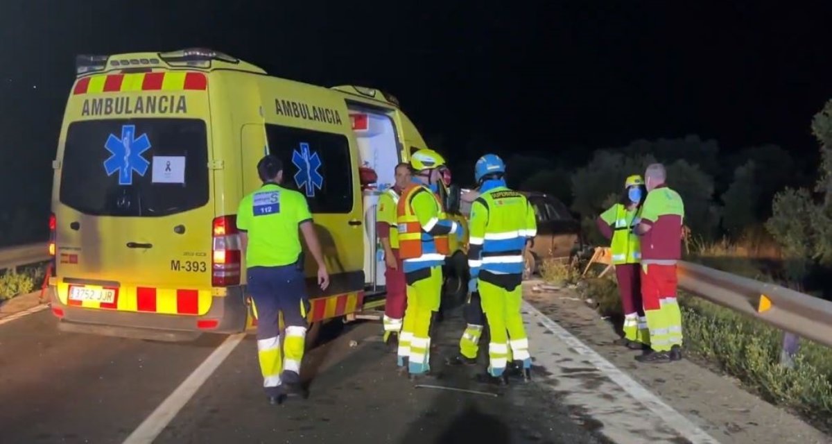 Accidente en los Santos de la Humosa. Imagen Europa Press