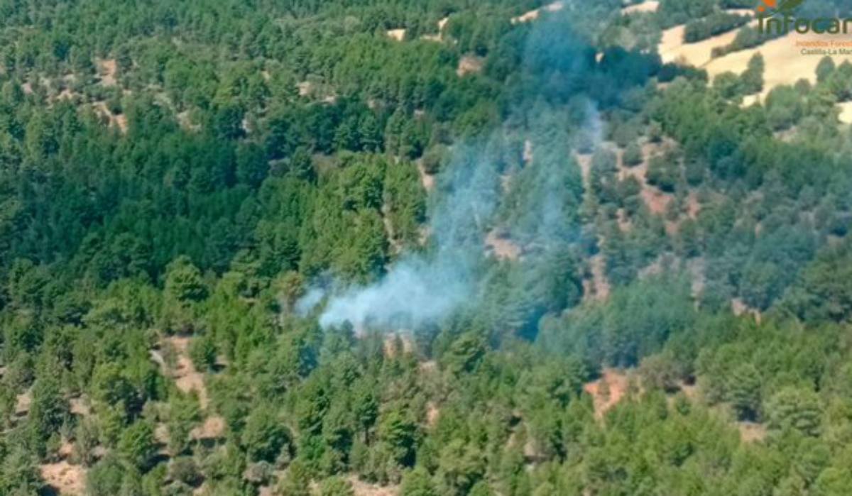 Incendio en Armallones, Guadalajara.