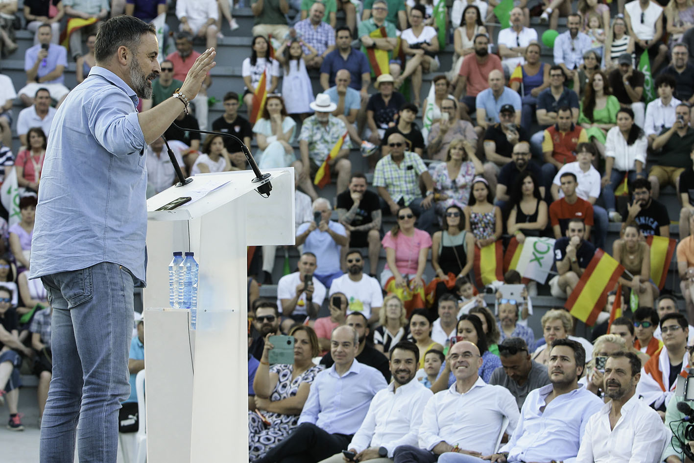 Abascal, en Guadalajara. Foto: EFE/ Pepe Zamora.