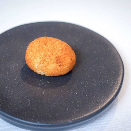 Croqueta de jamón del restaurante Ababol.