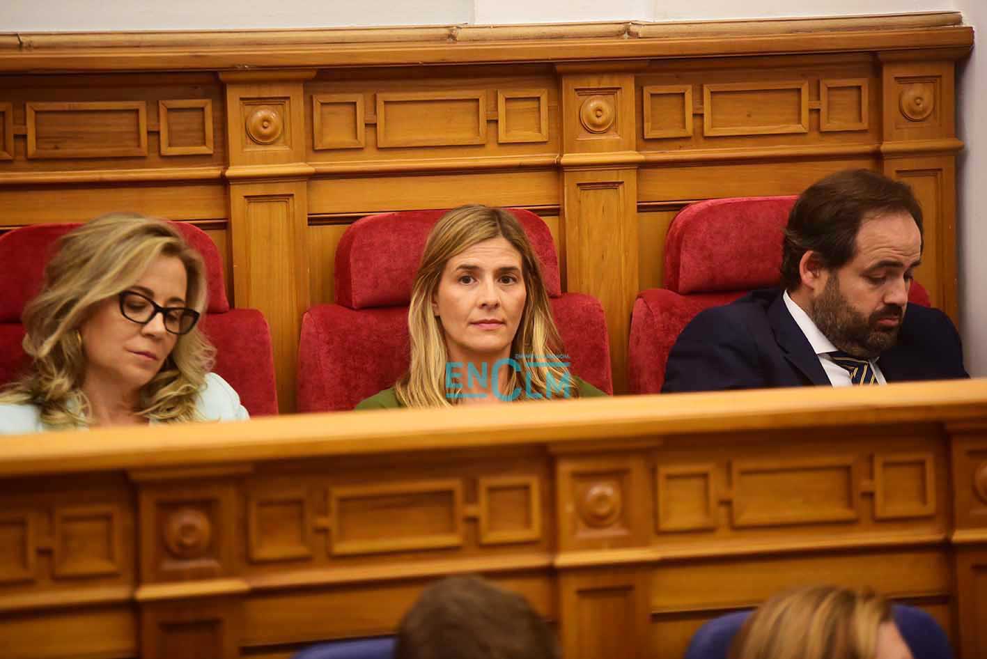 Carolina Agudo, portavoz del PP en las Cortes de Castilla-La Mancha. Foto: Rebeca Arango.