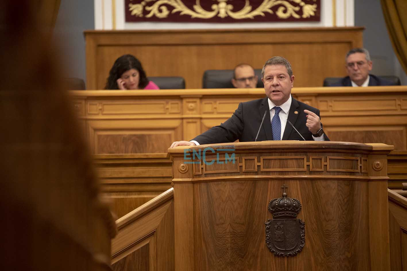 El presidente de Castilla-La Mancha, Emiliano García-Page. Foto: Rebeca Arango.