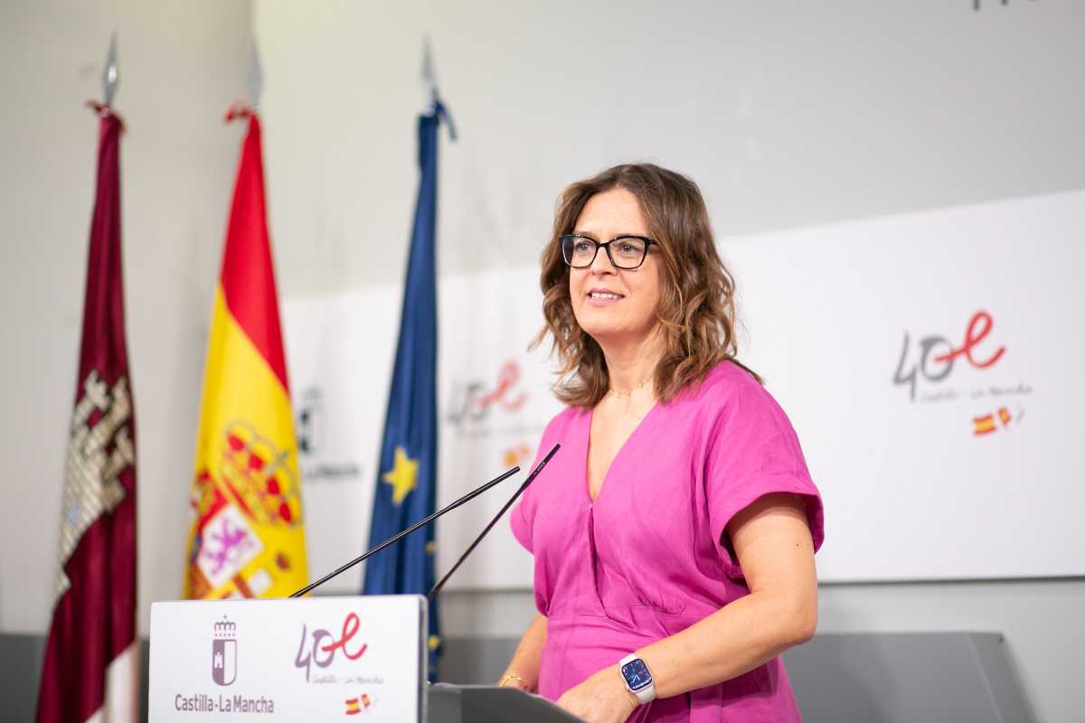 La portavoz del Gobierno de Castilla-La Mancha, Esther Padilla.