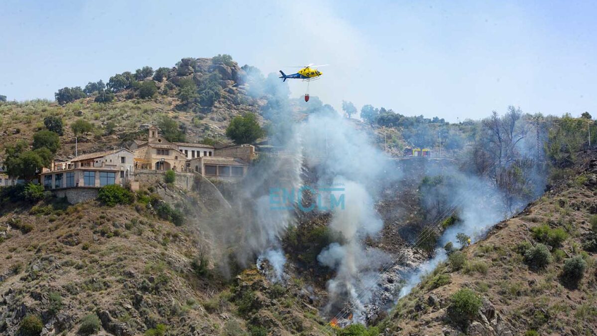 Incendio en el Valle de Toledo