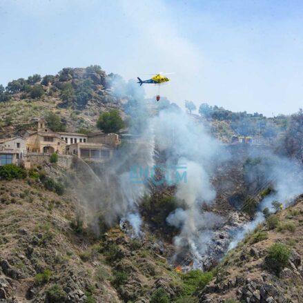 Incendio en el Valle de Toledo