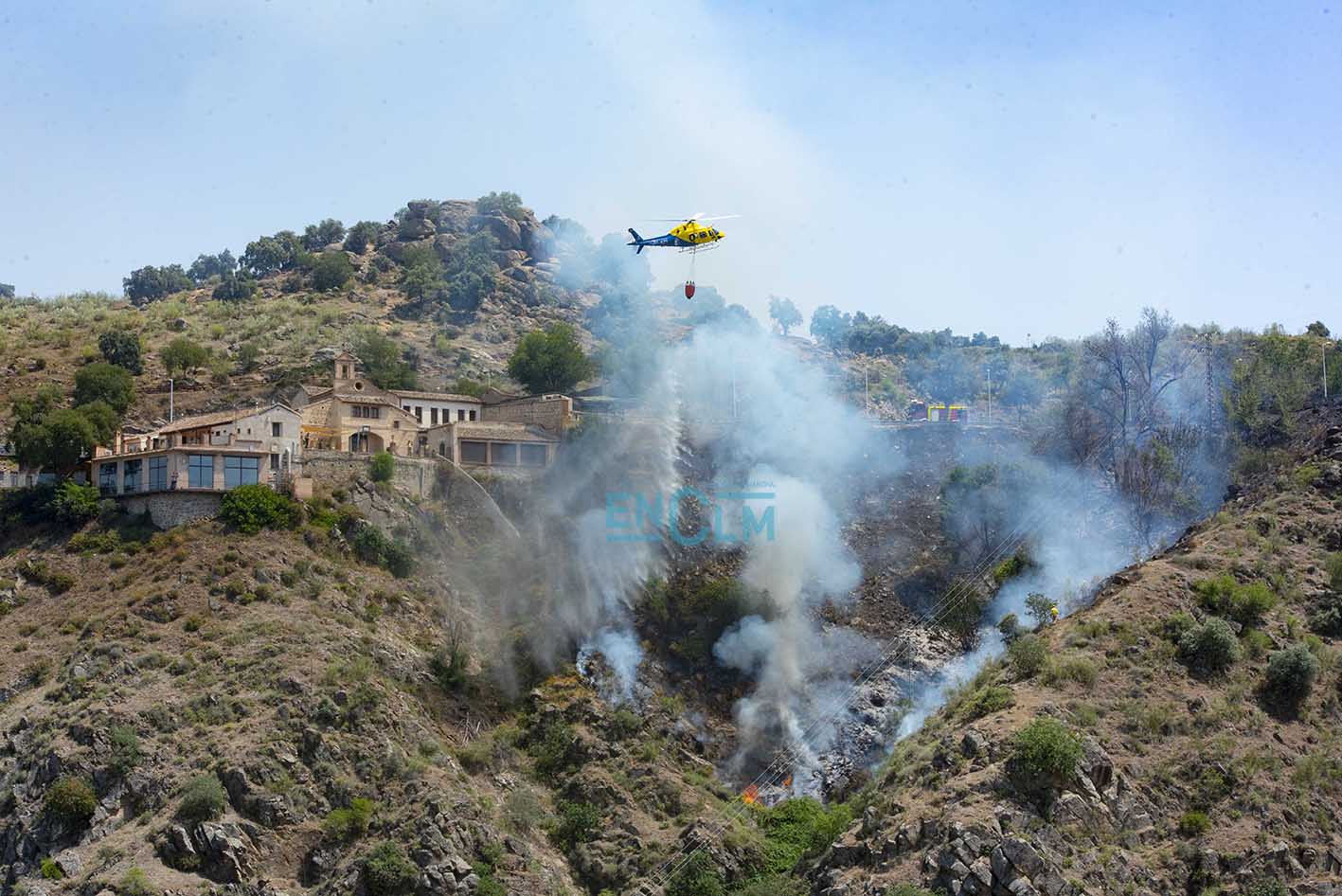 Incendio en el Valle de Toledo