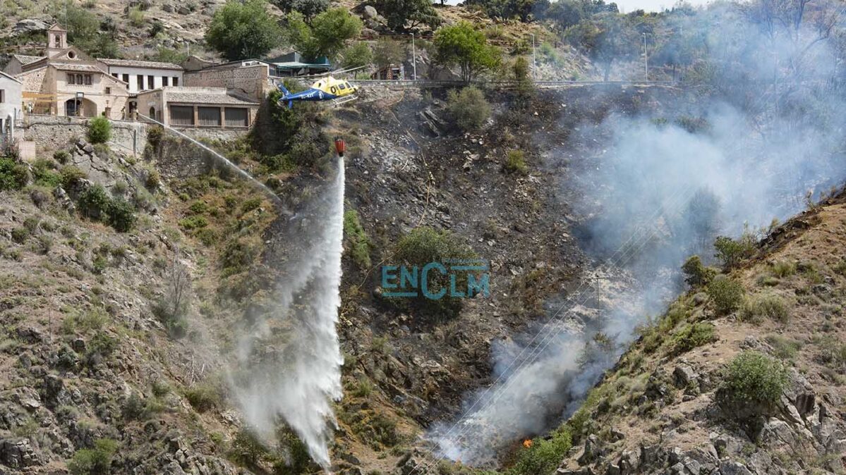 Incendio en el Valle de Toledo