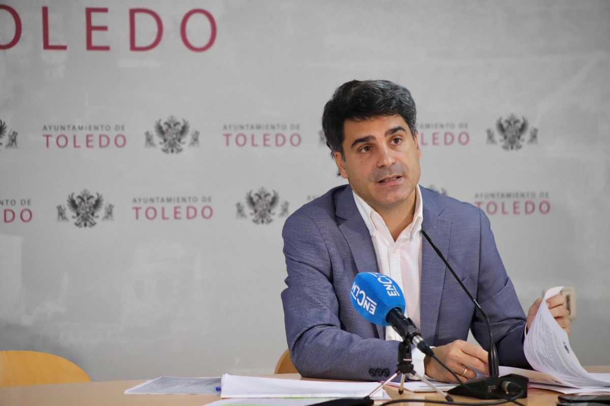 Juanjo Alcalde, el portavoz del Gobierno local de Toledo y concejal de Hacienda, Fondos Europeos y Participación Ciudadana.