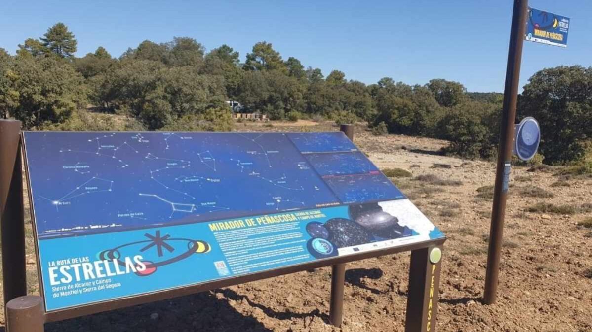 Uno de los miradores de astroturismo en la provincia de Albacete.