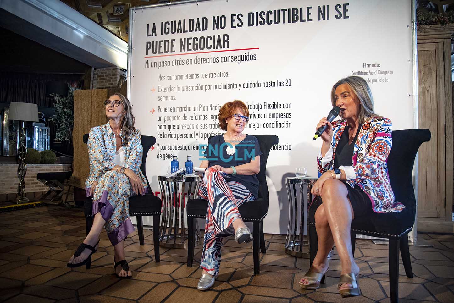 Montserrat Fernández Muro, Rosa Villacastín y Milagros Tolón