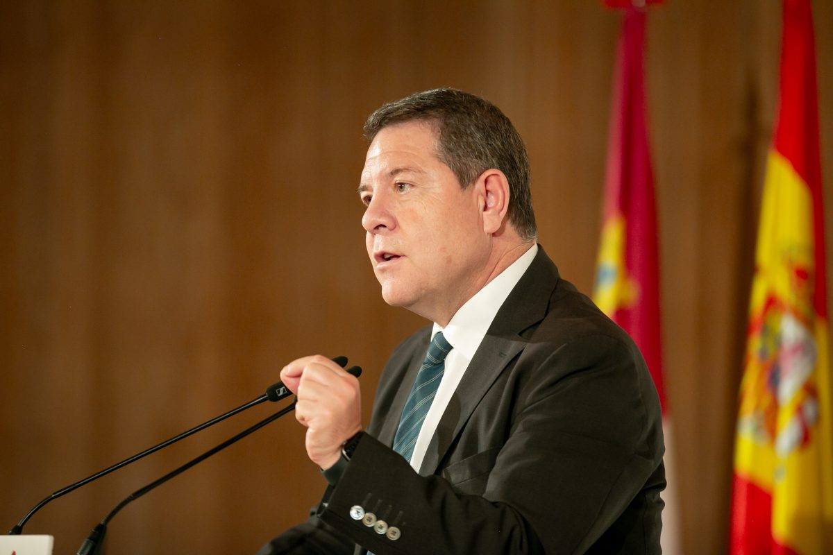 Emiliano García-Page, presidente de Castilla-La Mancha.