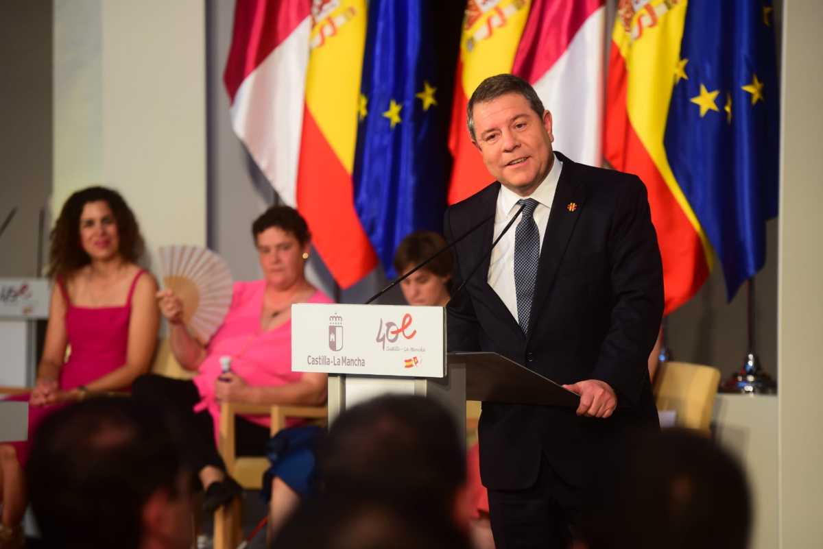 El presidente de Castilla-La Mancha, Emiliano García-Page. Foto: Rebeca Arango.