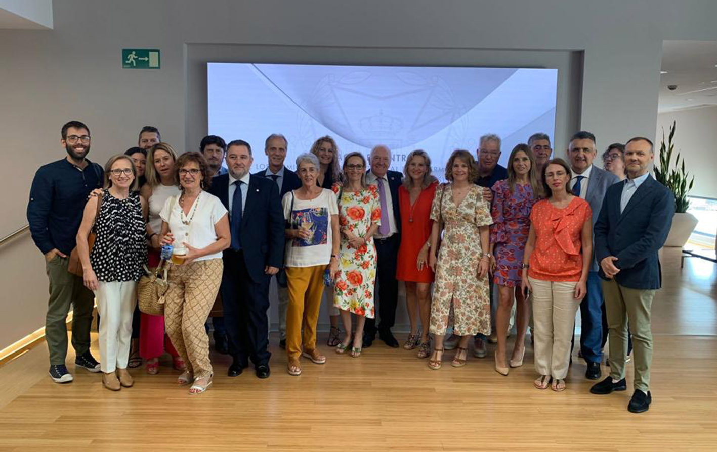 Los premiados, durante la gala de entrega.