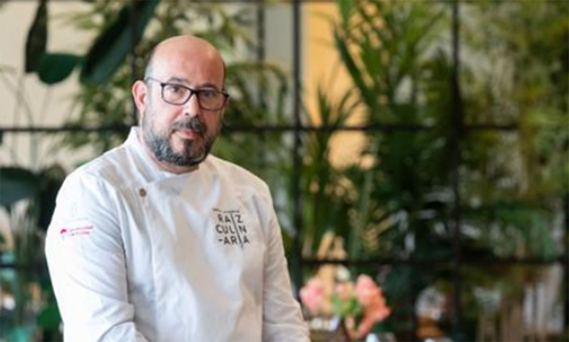 Rubén Sánchez, jefe de cocina de Epílogo, en Tomelloso.