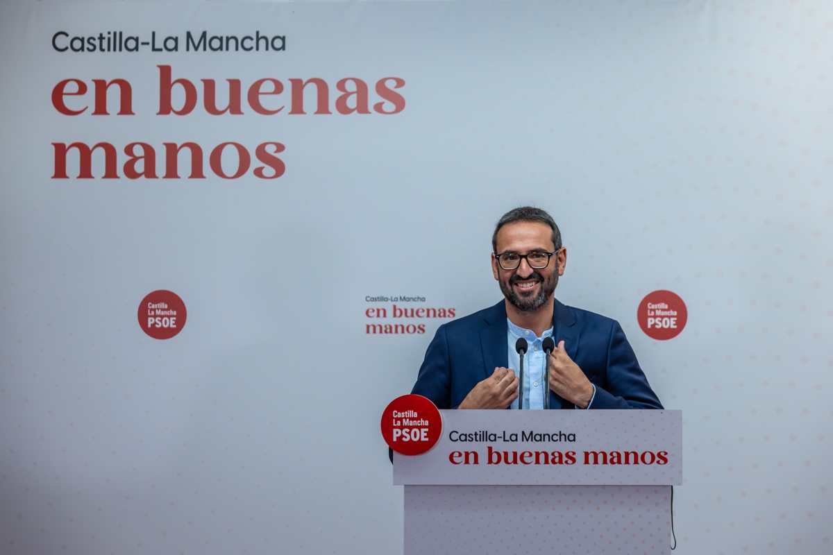 El secretario de Organización del PSOE de Castilla-La Mancha. Sergio Gutiérrez. Foto: EFE/Ángeles Visdómine.