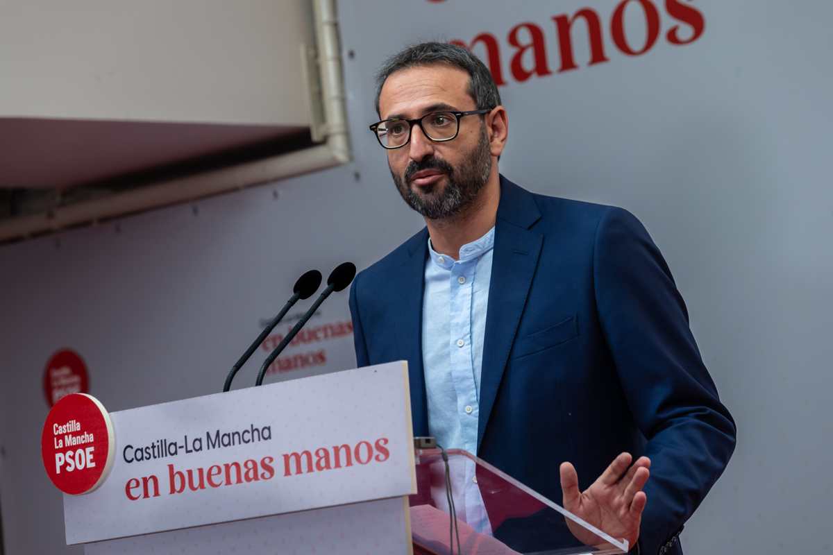 El secretario de Organización del PSOE de Castilla-La Mancha. Sergio Gutiérrez. Foto: EFE/Ángeles Visdómine.