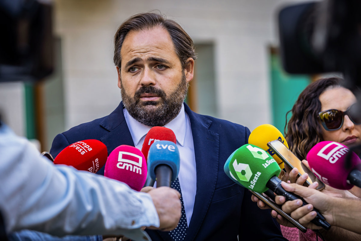 El presidente del PP de CLM, Paco Núñez. Foto: EFE/Ángeles Visdómine.