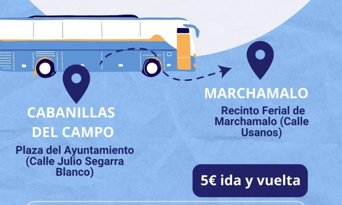 Cabanillas del Campo ofrece autobús a sus vecinos por cinco euros para ir a las fiestas de Marchamalo