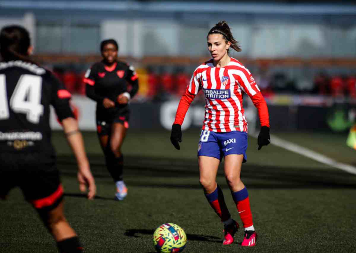 Atlético de Madrid y Sevilla FC femeninos Foto_ Web del Atlético de Madrid