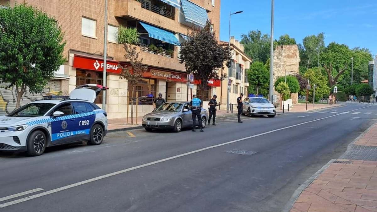 Control Policía Local en Guadalajara