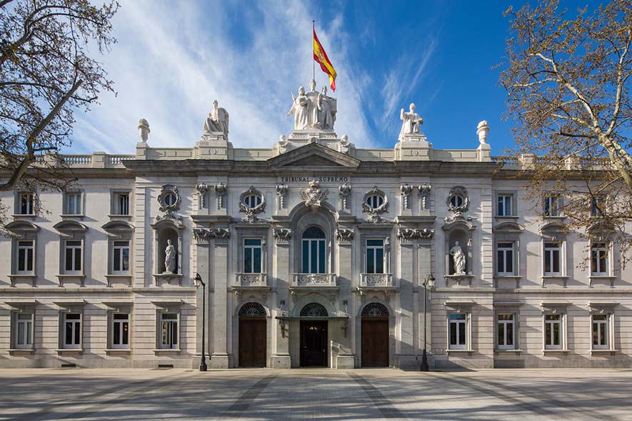 Fachada del Tribunal Supremo, en Madrid. Imagen de archivo.