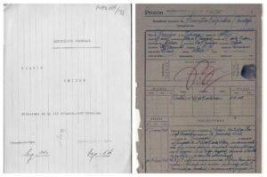 Algunos de los documentos que se están digitalizando sobre Memoria Democrática.