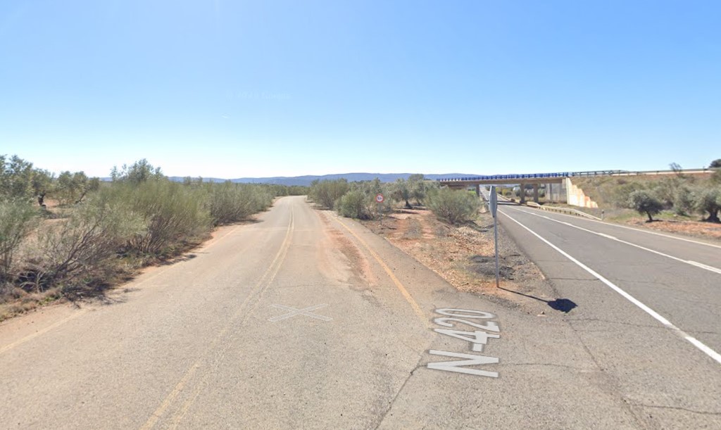 N-420, en el término municipal de Argamasilla de Calatrava (Ciudad Real).