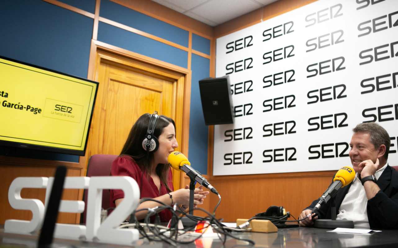 Entrevista a Emiliano García-Page en la Cadena Ser.