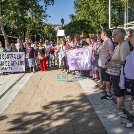 Concentración de repulsa contra la violencia machista de Toledo. Foto: Rebeca Arango.