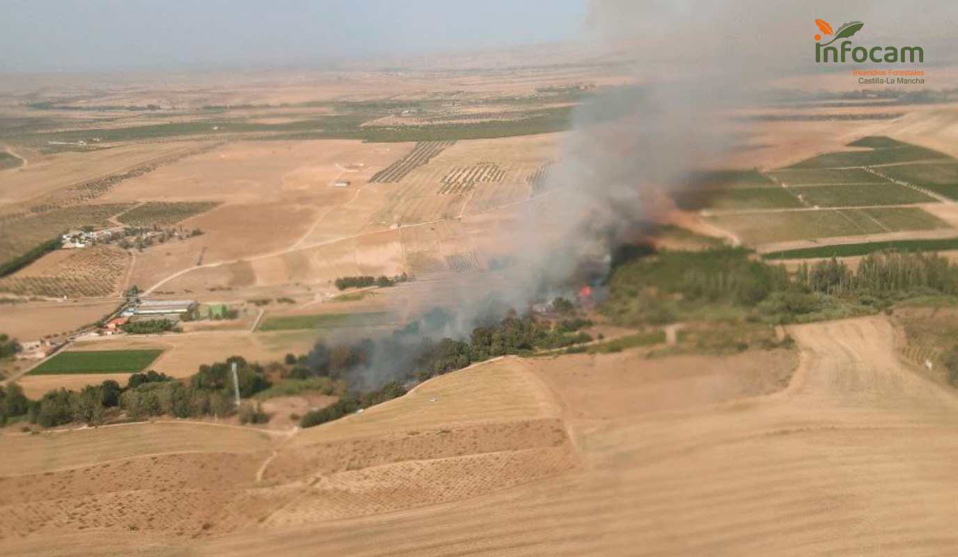 Incendio Forestal en Arcicóllar (Toledo).