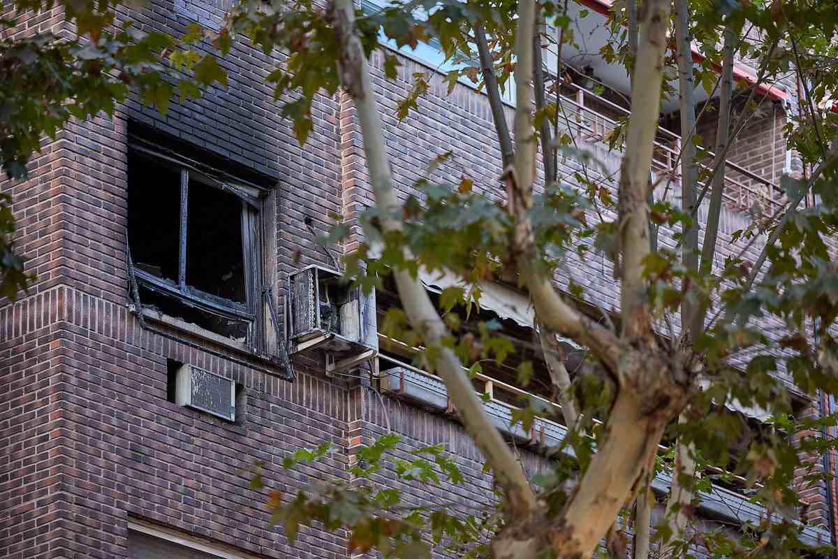 Vivienda donde se ha producido el incendio. Foto: EFE/Manu Reino