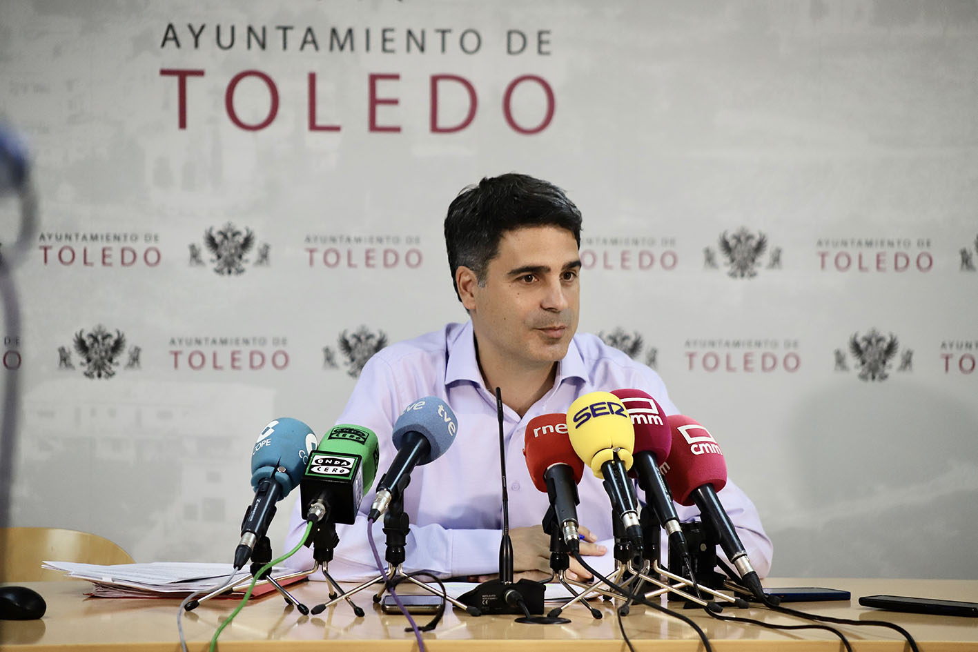 Juanjo Alcalde, portavoz del Gobierno municipal de Toledo.