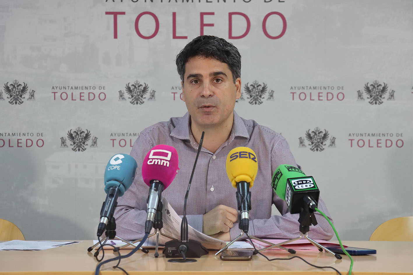 Juanjo Alcalde, portavoz del Gobierno municipal de Toledo.