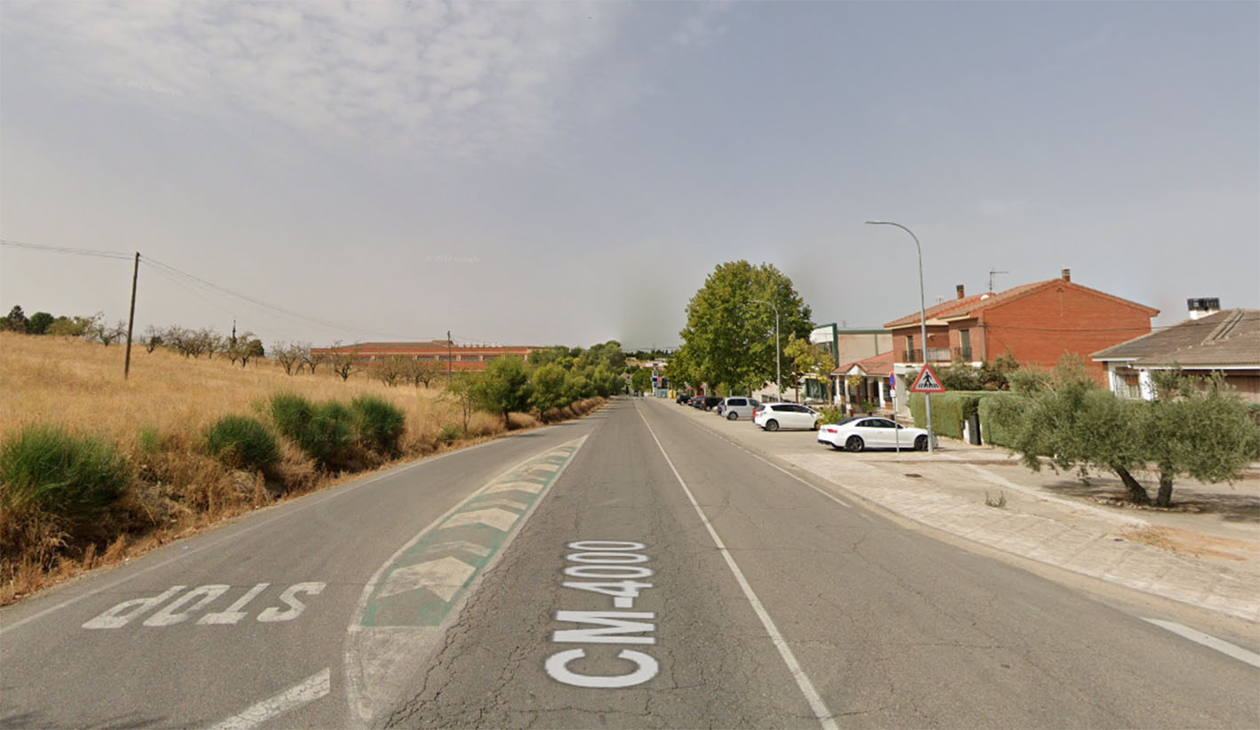Entrada, desde Toledo, a La Puebla de Montalbán. Foto: Google Maps.