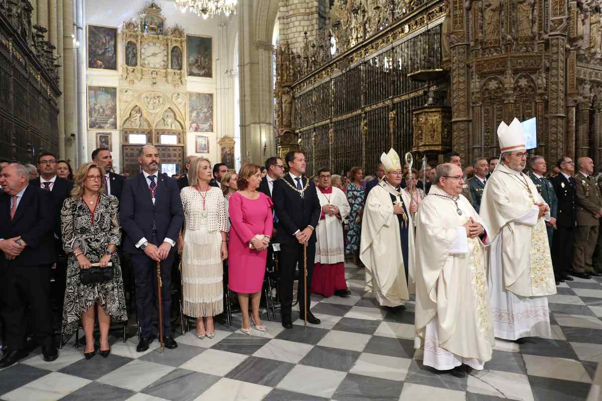 Imagen de la misa por la Virgen del Sagrario, en Toledo.